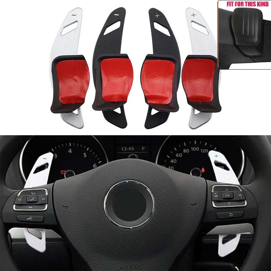 

DSG Steering Wheel Paddle Extension Shift Cover for VW Golf 5 6 MK6 GTI R Jetta MK5 Passat B6 B7 CC Polo Sharan Tiguan Seat Leon