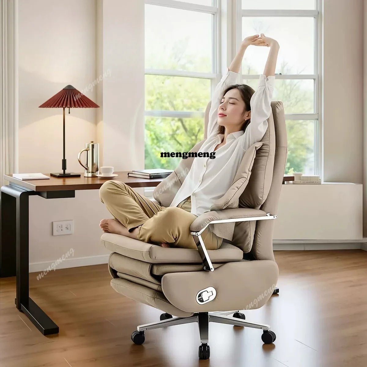 Hot sales Electric boss chair leather three motor computer chair massage sedentary office sofa seat