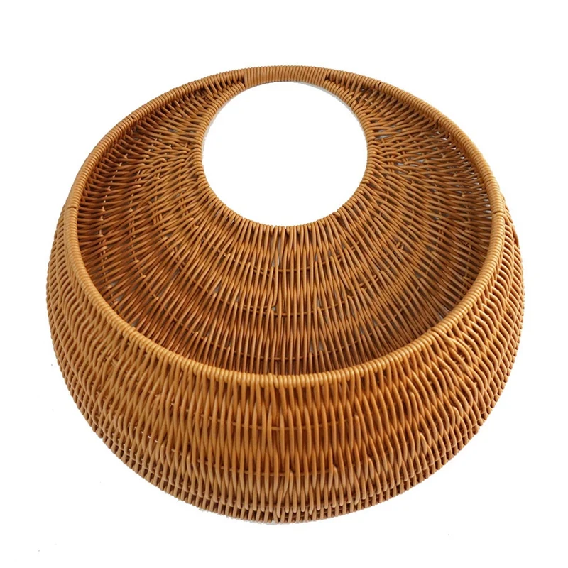 

HOT SALE Wall Hanging Handmade Wicker Rattan Flower Basket Green Vine Pot Planter Hanging Vase Container Wall Plant For Garden