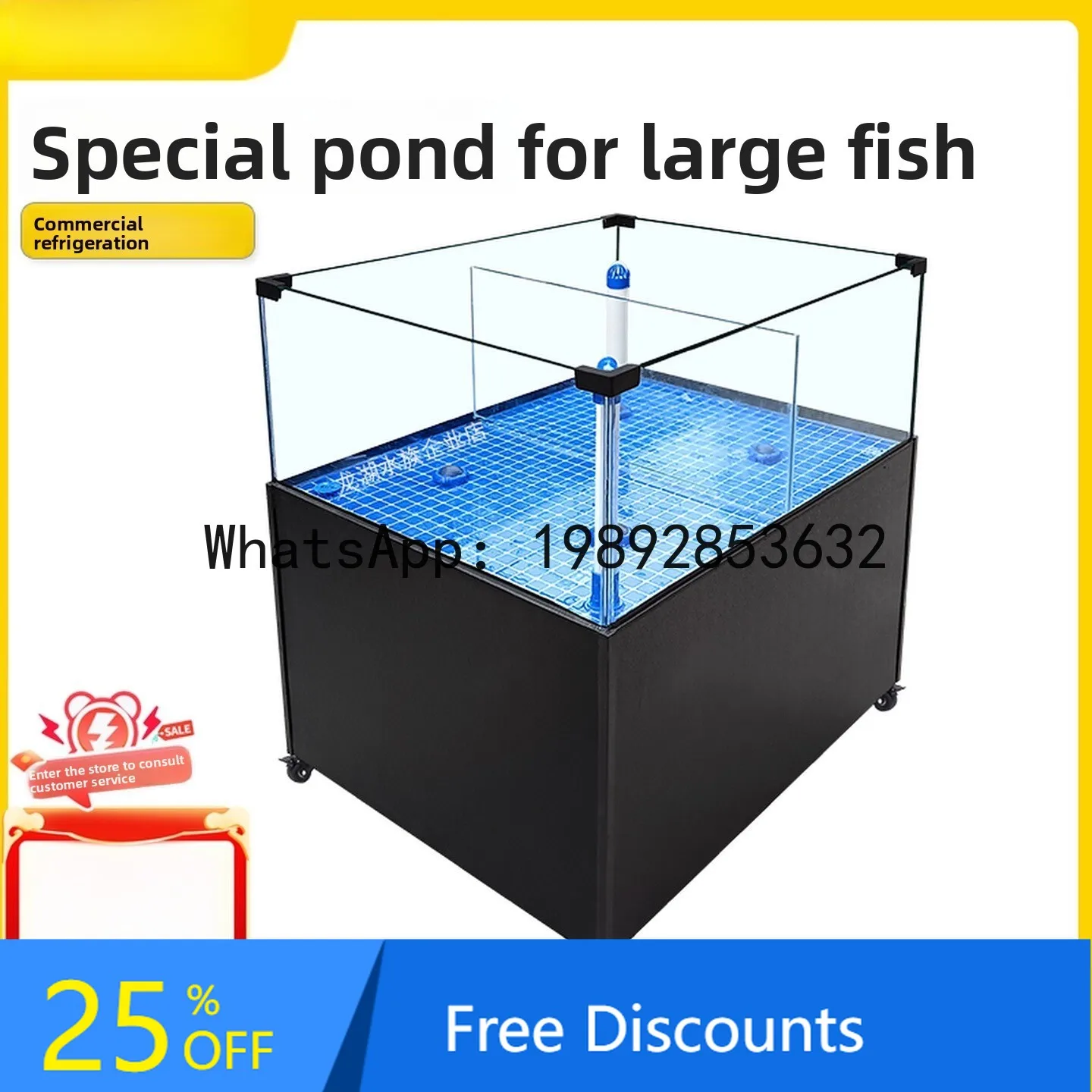 

CZ Seafood Fish Tank Restaurant Special Aquatic Product Fish Selling Pool Supermarket Seafood Tank Shellfish Pool