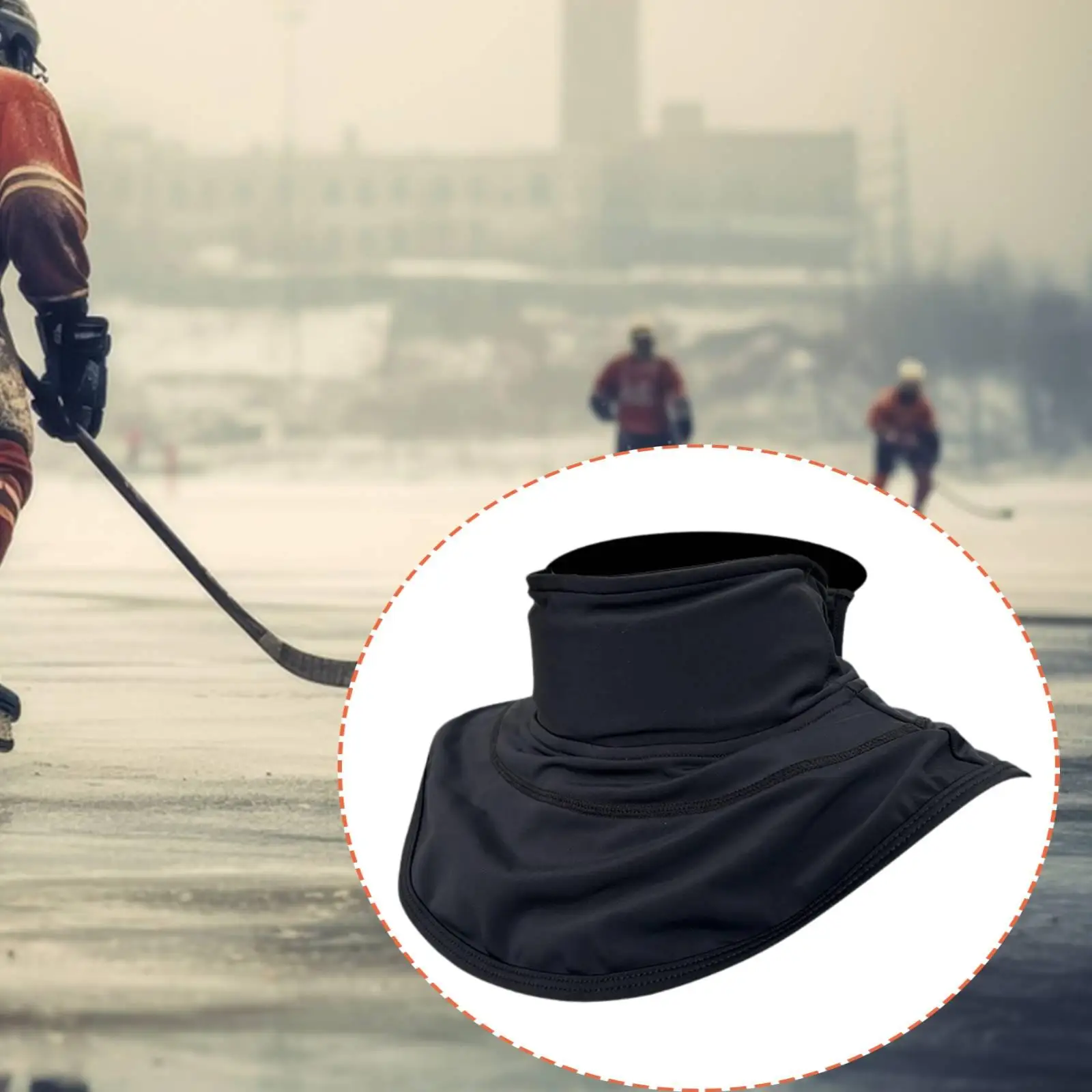protege-cou-pour-hockey-sur-glace-reglable-pratique-facile-a-porter-equipement-de-protection-du-cou