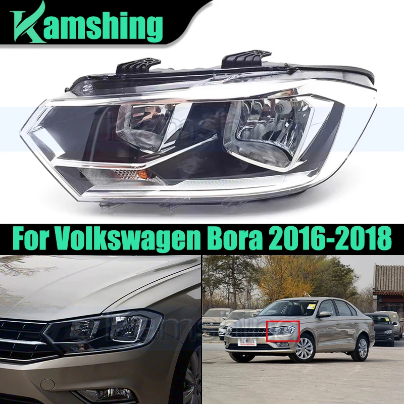 

Фара переднего бампера автомобиля для Volkswagen Bora 2016-2018, передняя фара, фара