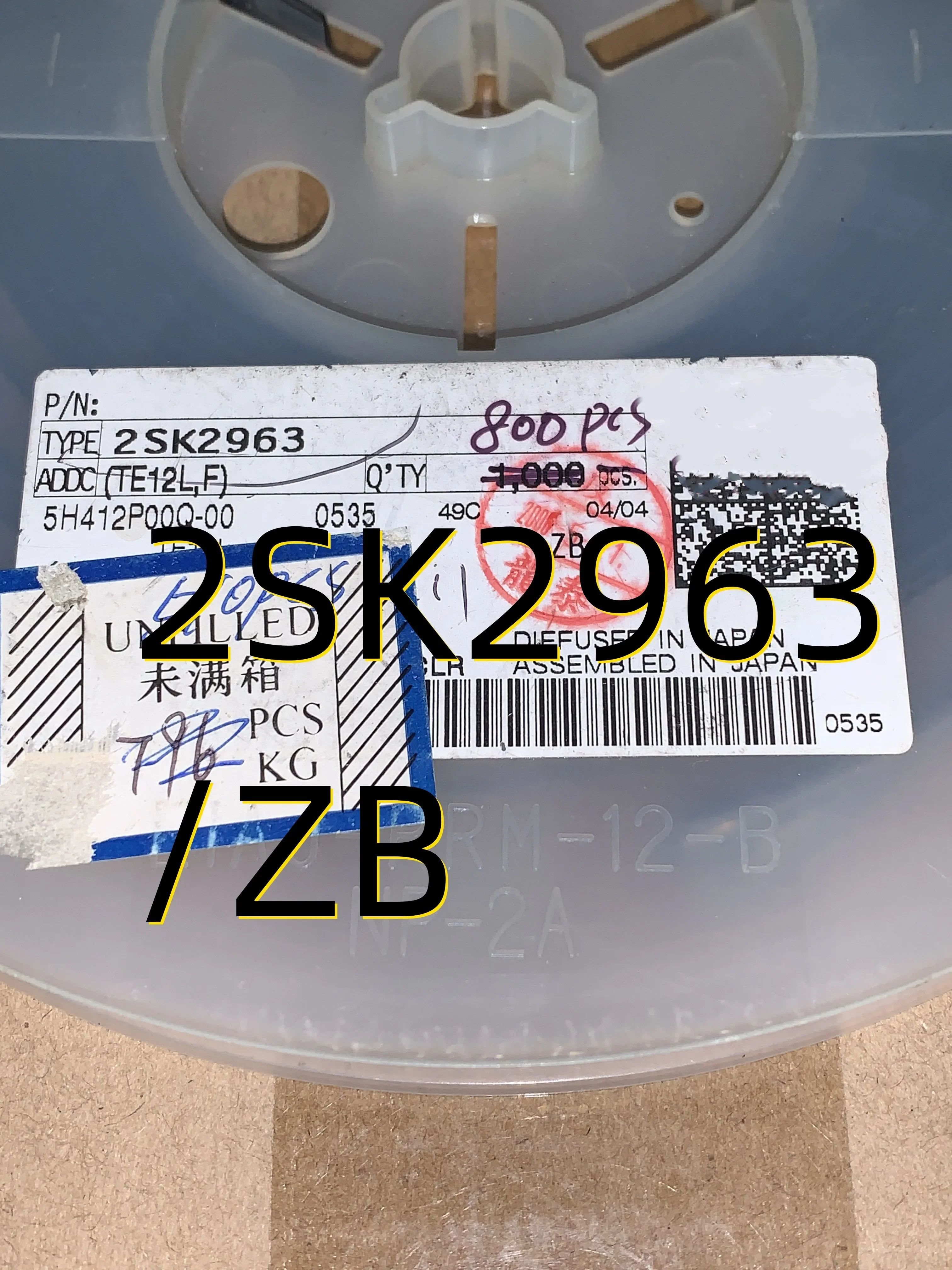 

10шт 2SK2963 /ZB 05+ SOT89(Pb)