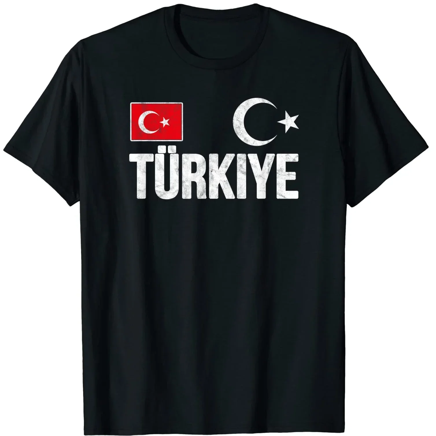 Turkiye Turkey Flag Turkish Gift T-Shirt 100% Cotton O-Neck Short Sleeve Summer Casual Mens T-shirt Streetwear