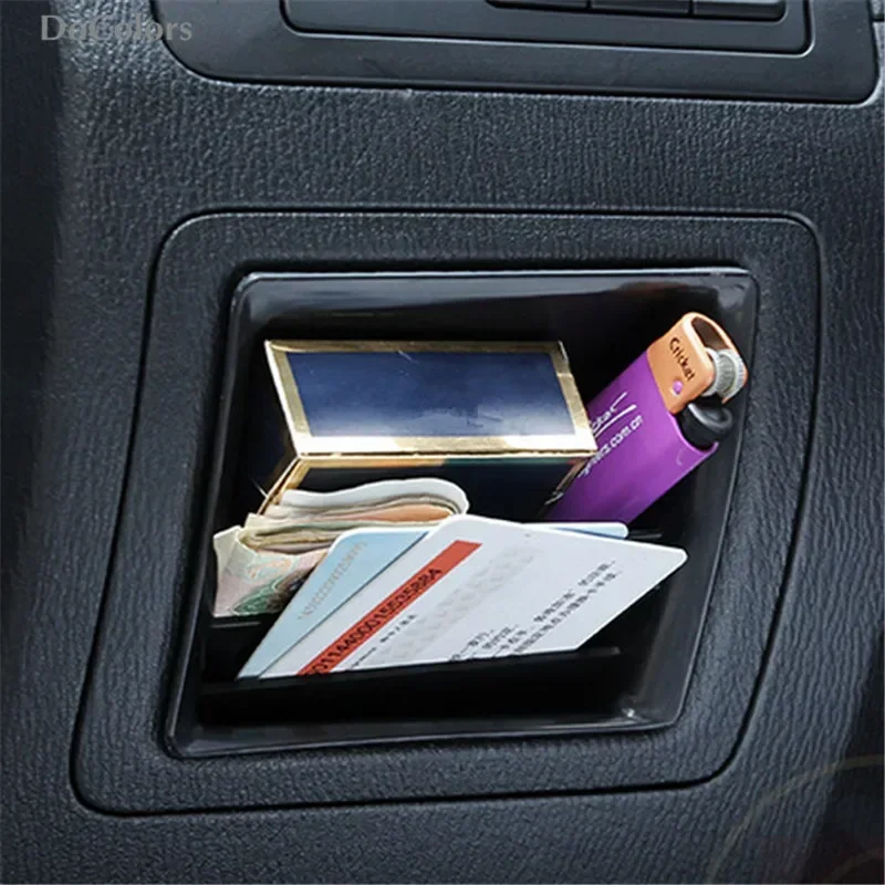 DoColors New Design For MAZDA CX-5 CX5 2013-2016 Black Plastic Central Control Storage Box Glove Container Box Holder
