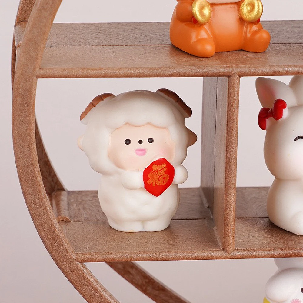 1 pièces maison de poupée Bogu vide amour étagère Mini présentoir support de rangement modèle jouet scène décoaration bricolage accessoires meubles jouet