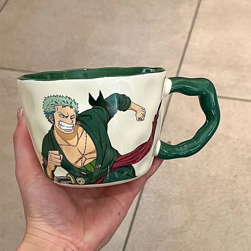 One Piece Roronoa Zoro Tony Tony Chopper Kreative Cartoon-Keramiktasse Hochwertige Kaffeetasse Exquisites Geburtstagsgeschenk – Detail 3