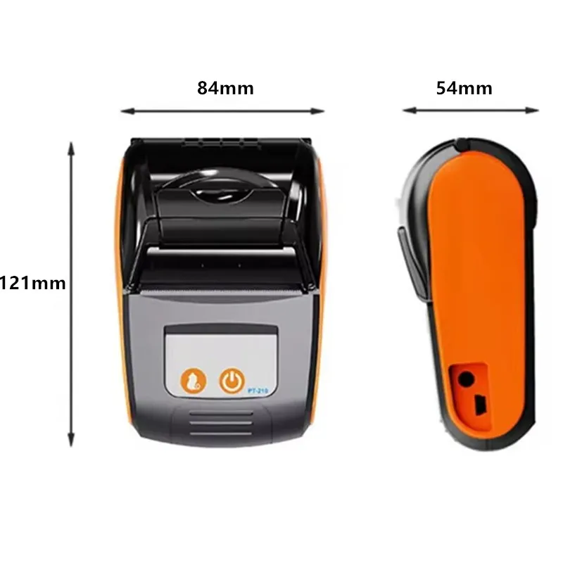 PT210 Mini 58mm Thermal Receipt POS Printer Wireless Bluetooth Portable Ticket Bill IOS Android Invoice Business Retail