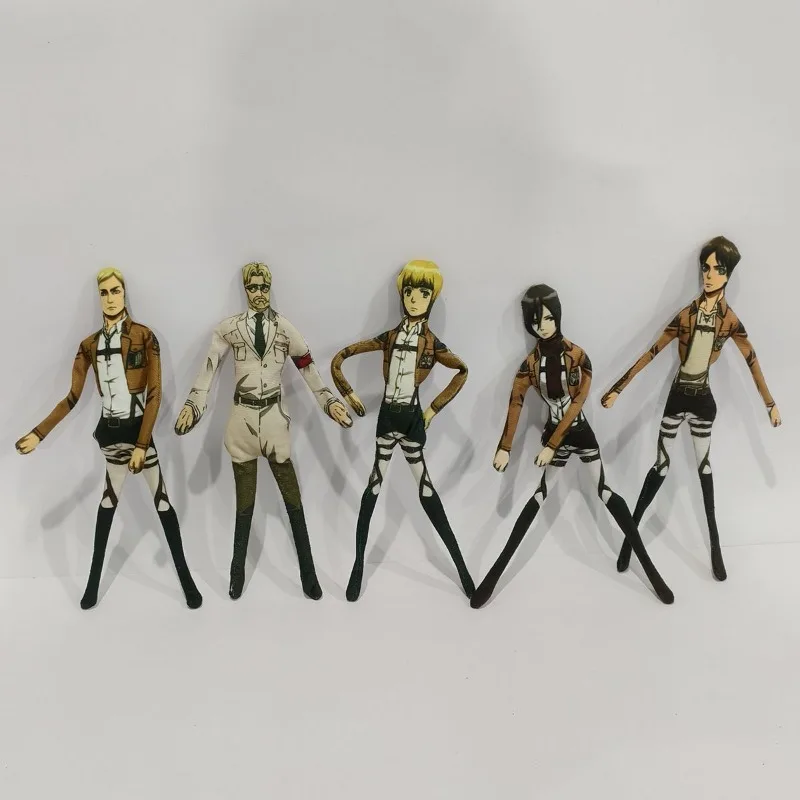 

Anime Attack on Titan Creative Personality Doll Cartoon Character Alan Jaeger Armin Allert Hange Zoe Doll Ornament Gift Boy Toy