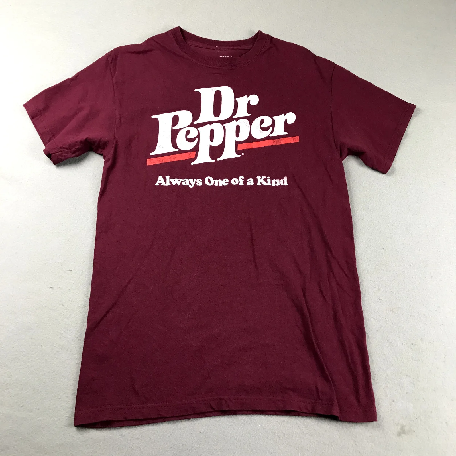 Dr Pepper T Shirt Mens Medium 38 40 Red Cotton Crew Neck s