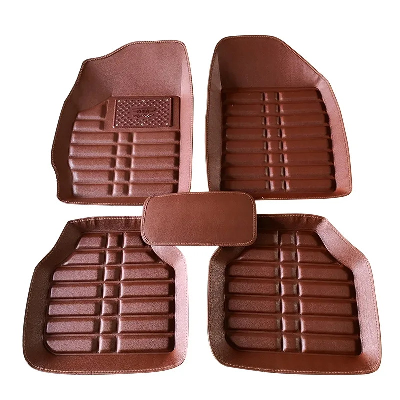 

NEW Luxury Car Floor Mats For Citroën C4 Cactus 2014~2020 Waterproof Leather Car Mat Car Interior Accessories