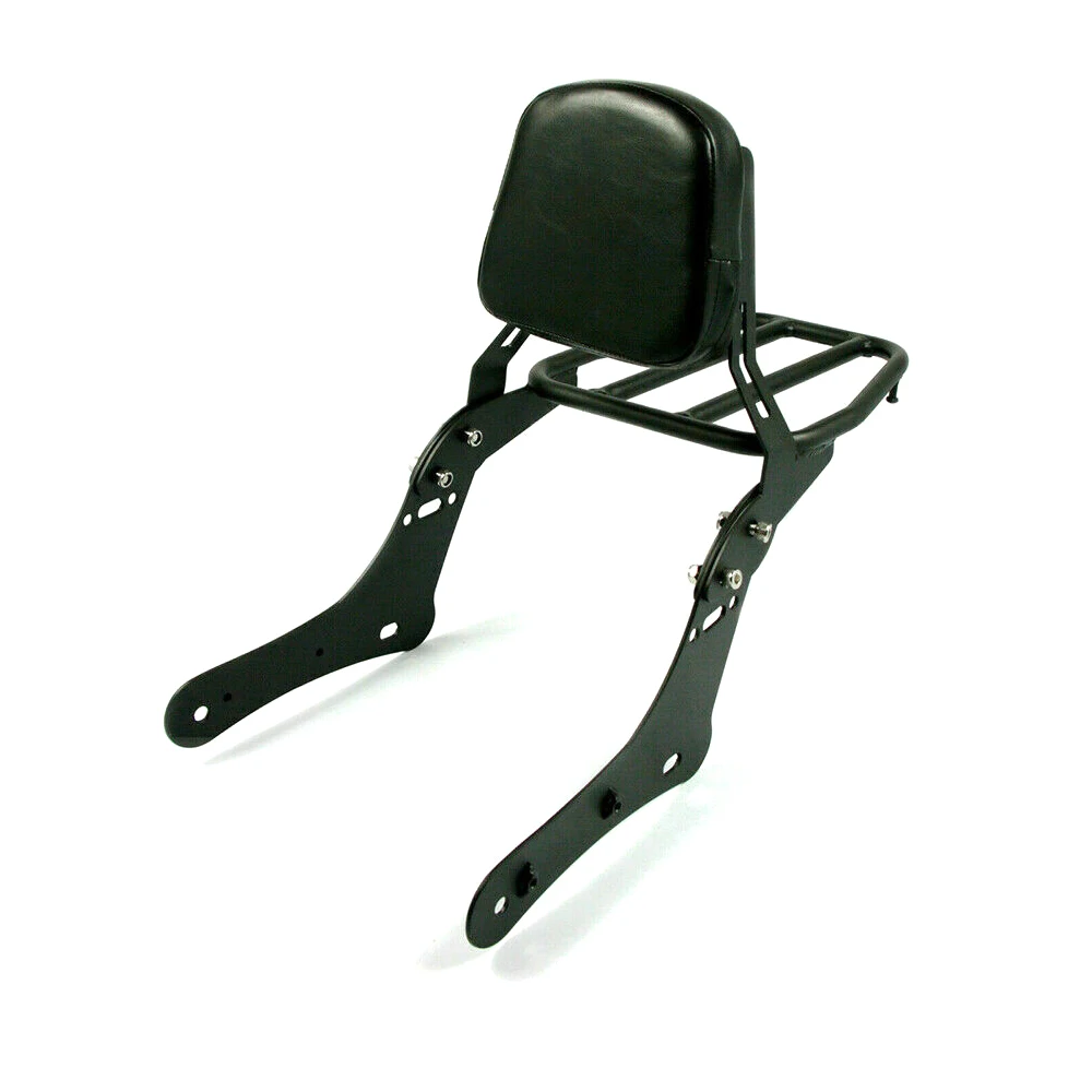 Motorcycle Accessories Sissy Bar Backrest W/ Luggage Rack Fit for Kawasaki Vulcan S 650 VN650 15 -23
