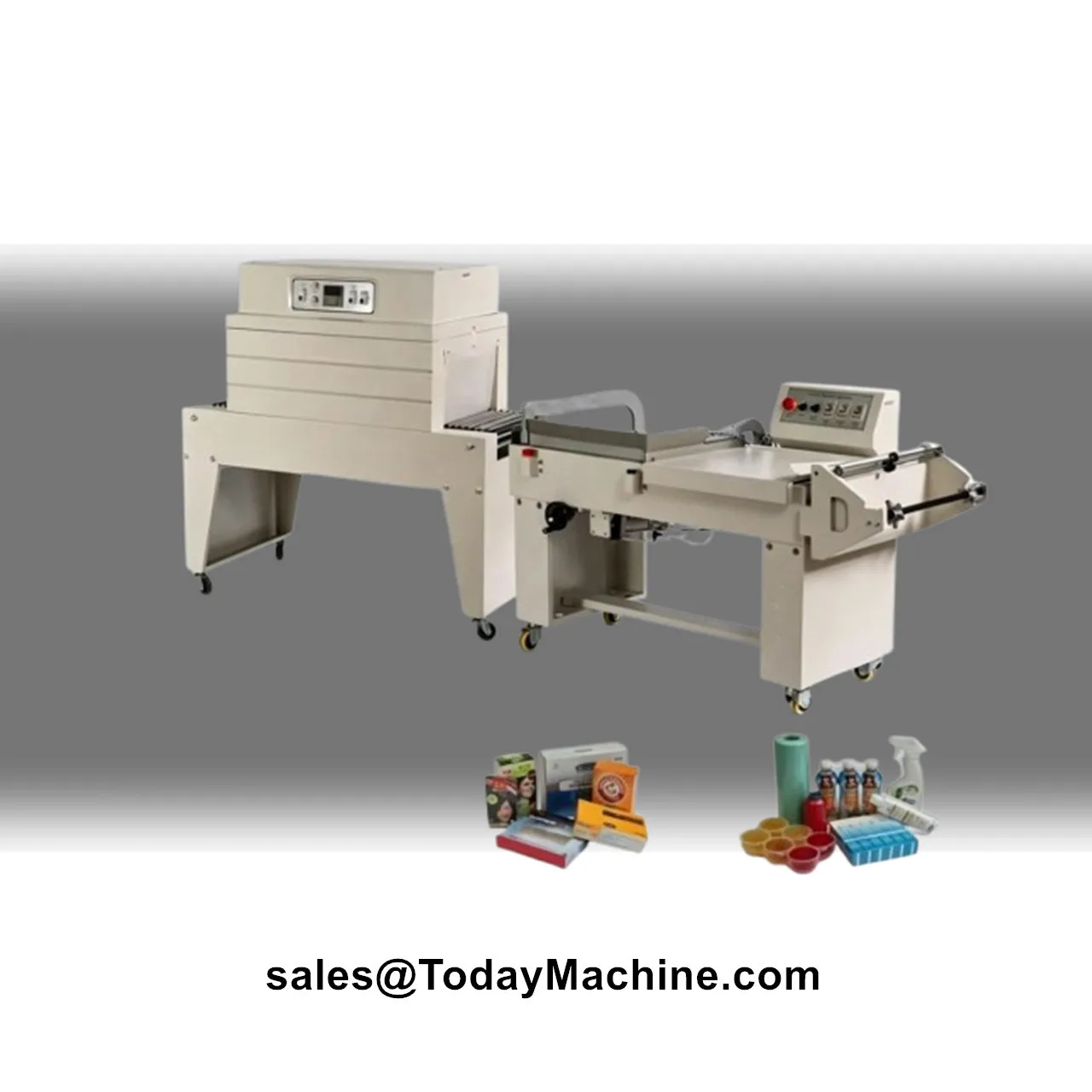 Manual L Bar Sealer Heat Shrink Wrapping Machine for POF PVC Film Carton Bottle Book Cosmetic Food Beverage