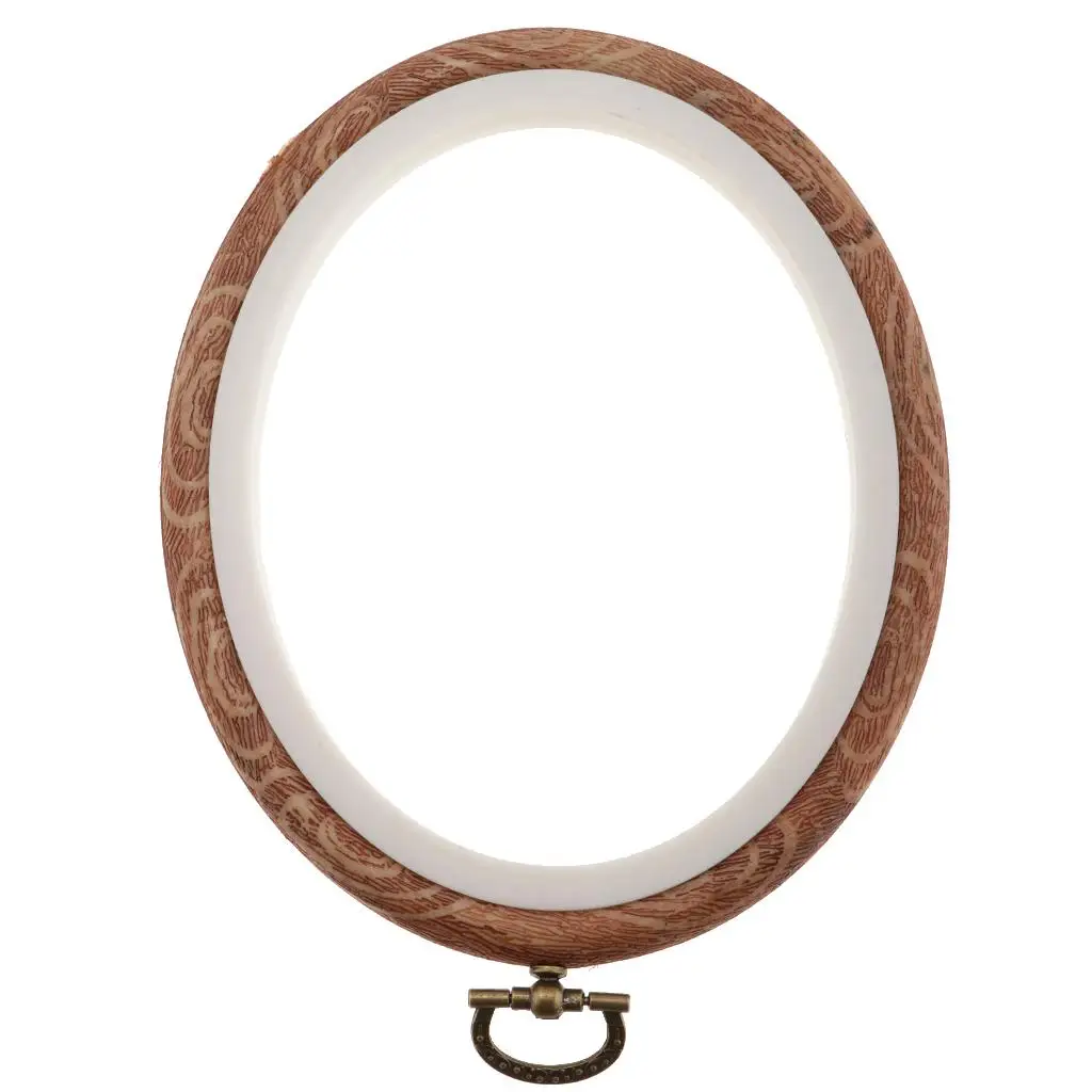 Plastic Oval Hoop Ring Cross Stitch Sewing Hand Machine Embroidery Needlework Crafts Embroidery Hoops & Frames Accessories