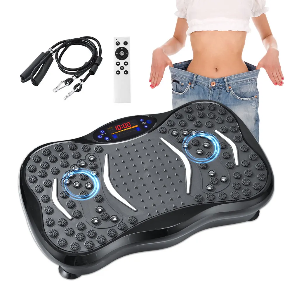 

Vibration Plate Exercise Machine, Shaking Whole Body Workout Vibration Platform Lymphatic Drainage, Power Waver Vibrate Machine