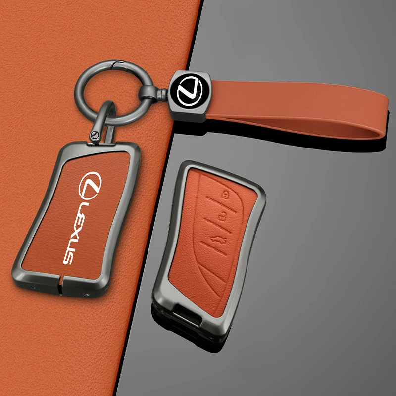 

Zinc Alloy Leather Car Key Case Cover Protector Shell For Lexus NX ES UX US RC LX GX IS RX 200 300h UX200 250h 350h LS 450h 260h