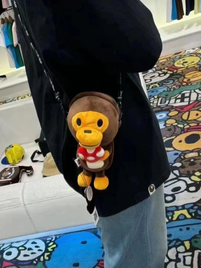 Monkey Mobile Phone Bag Milomonkey Phone Bag Shoulder Bag Messenger Shoulder Bag Give Cute Doll Backpack Holiday Gifts To Girls