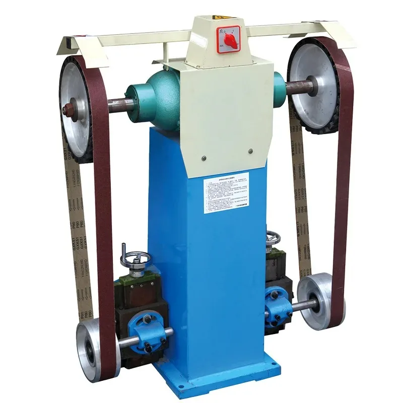 

2100A Vertical Double Station Belt Sander Sander Polishing Machine Explosion-proof Belt Sander
