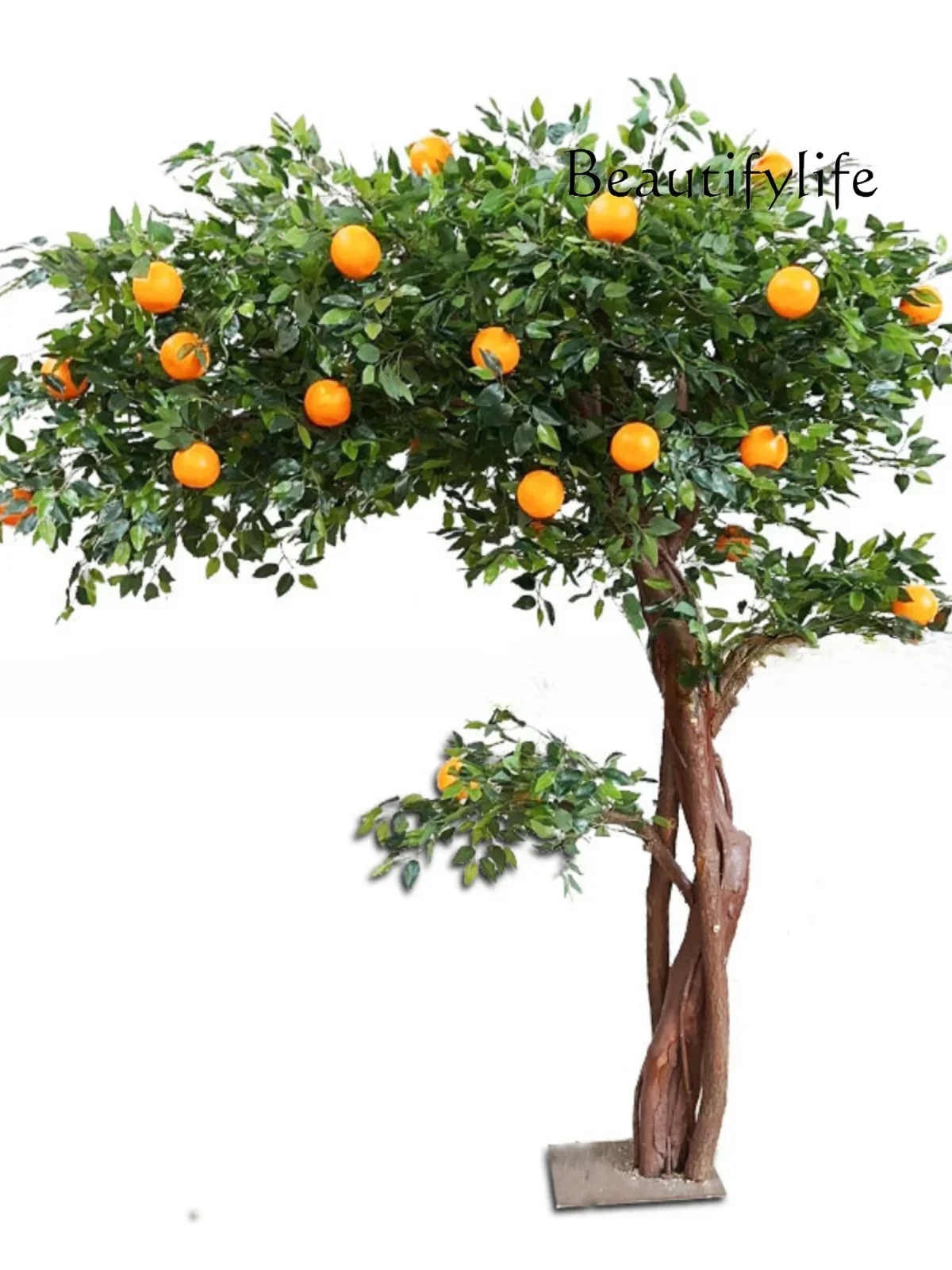 Simulation Lemon and Orange Fruit Tree Customization Large Decorative Indoor Floor Flower