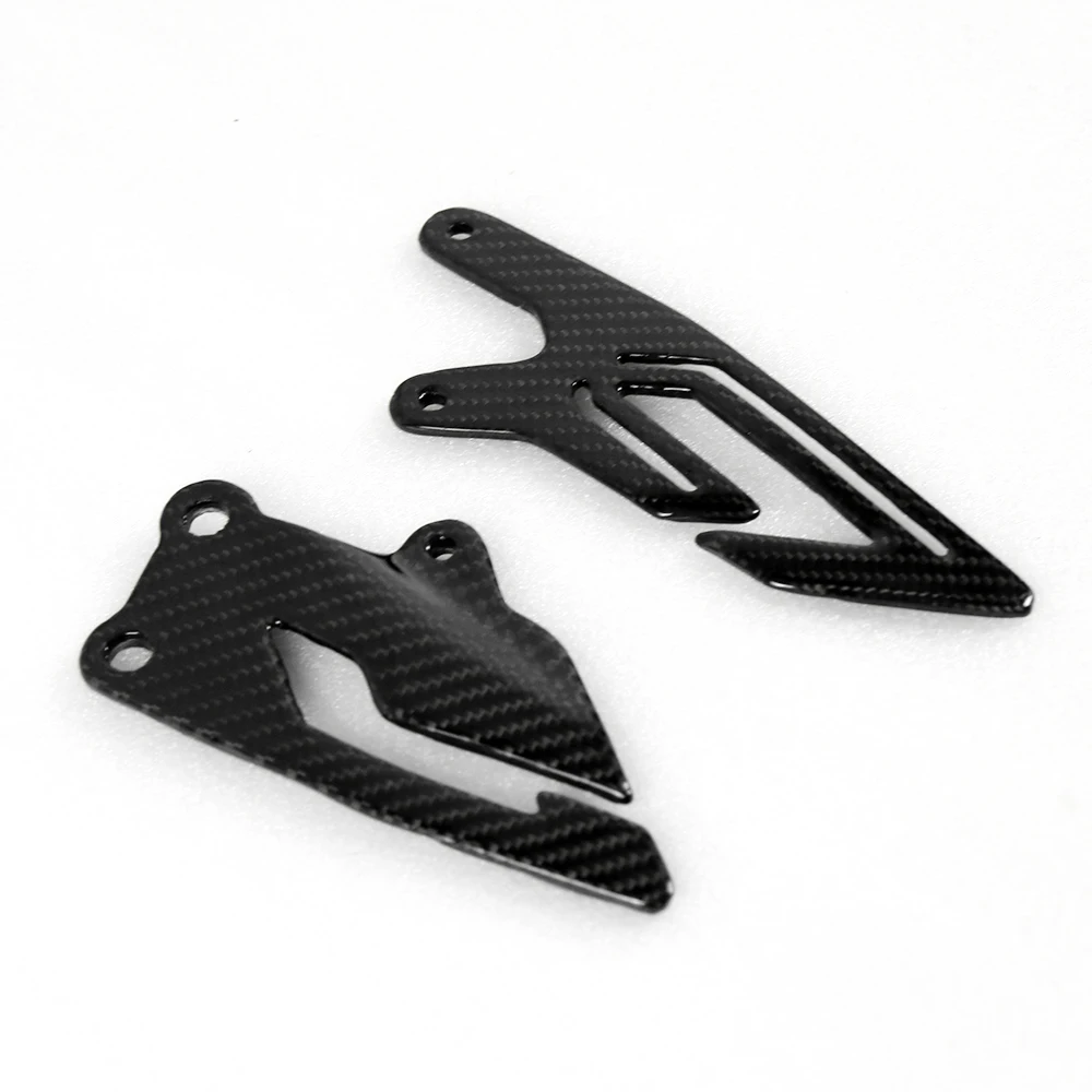 Protectores de talón para asiento trasero de motocicleta, cubiertas de fibra de carbono 3K para YAMAHA R1, R1M, 2015, 2016, 2017, 2018, 2019, 2020