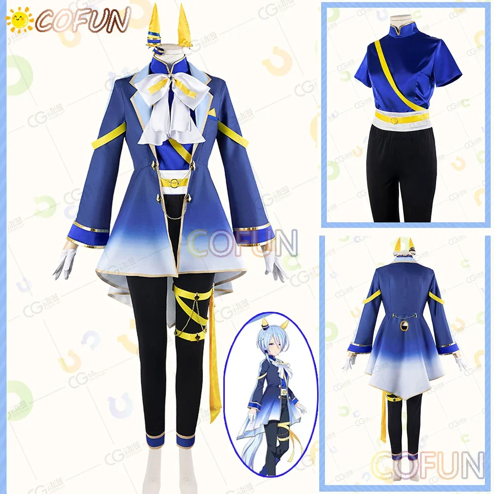 

Umamusume: Pretty Derby Cos K.S.Miracle Косплей Костюм Хэллоуин Игры Наряды Костюм Женское Пальто Рубашка Брюки Чудо Парик Хвост