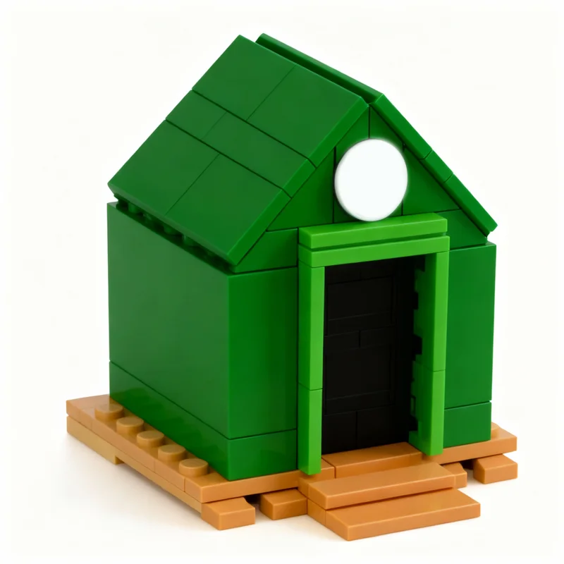 700pcs MOC Resident Services Tent Animal Crossing Model Building Blocks Construction Toy Christmas Gift Creative Education Brick