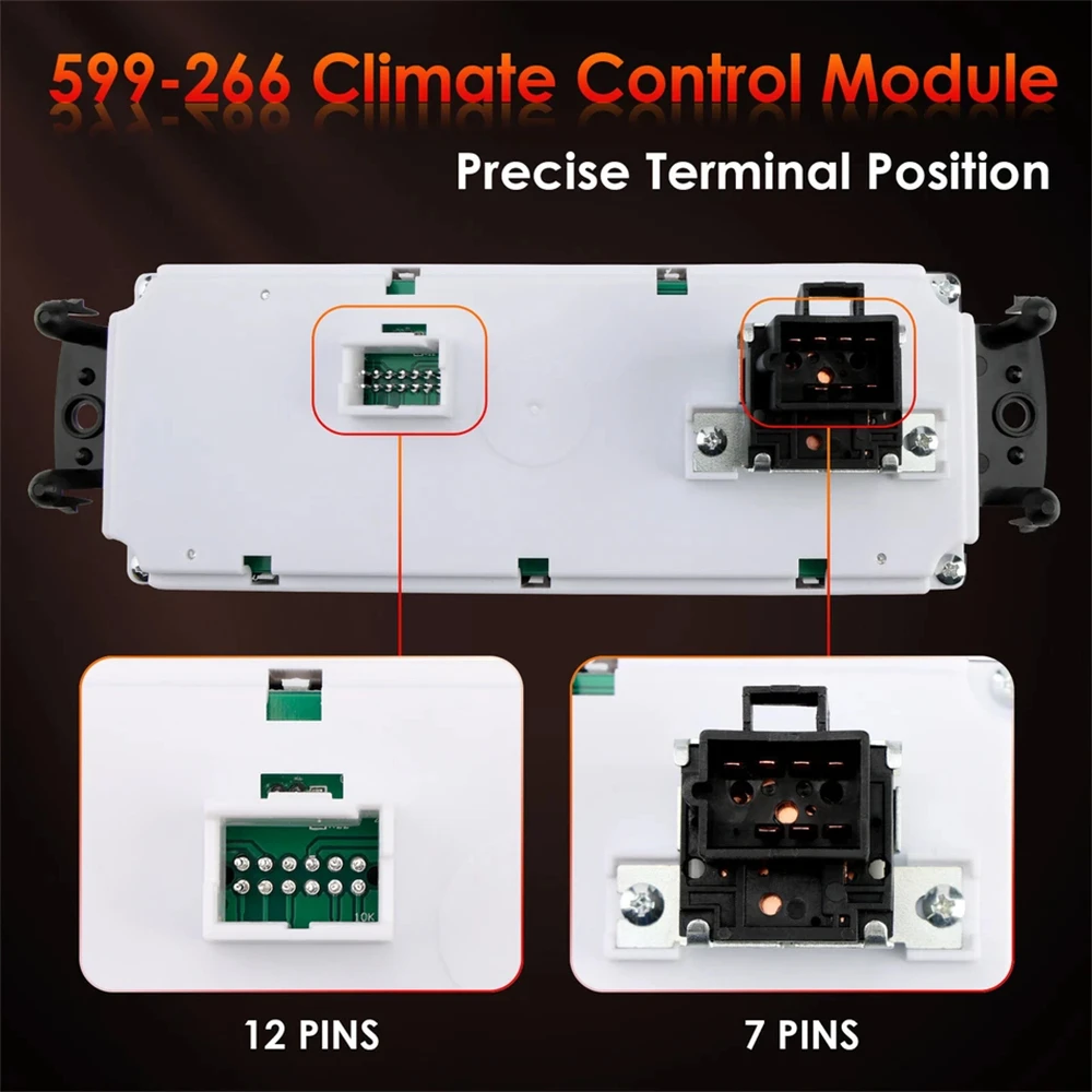 

HVAC Climate Control Module Panel 99-02 For Chevy GMC Silverado Sierra 1500 2500