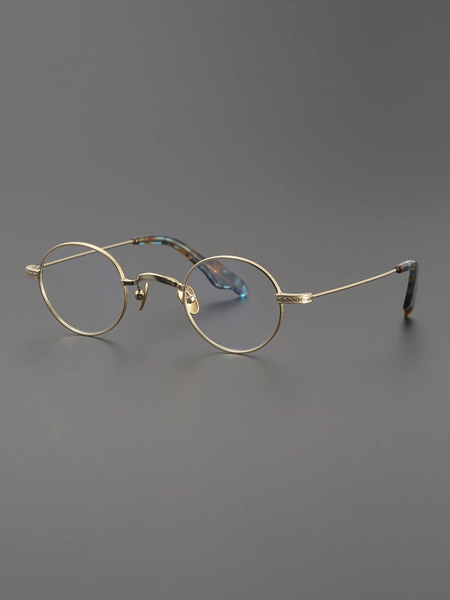 

Retro Round Frame Glasses for Women Myopia Reading Eyewear Ultra Light Titanium Men Optical Prescription Custom Vintage Eyeglass