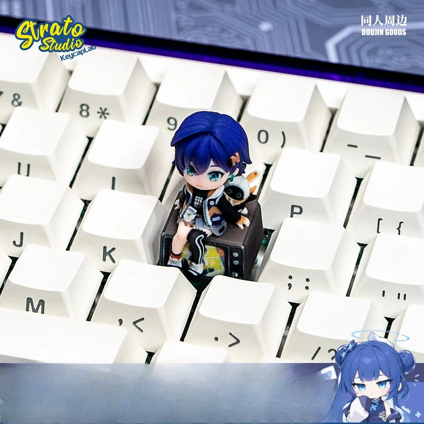 Zenless Zone Zero Mechanical Keyboard Keycaps Cross-Axis Mechanical Keyboard Pc Personalized Keycaps Gift Toys