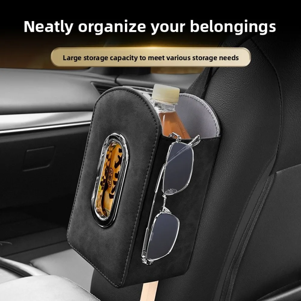 Car Seat Side Hanging Tissue Box Organizers Stylish and Practical Interior Accessories Travel Essential ﻿
