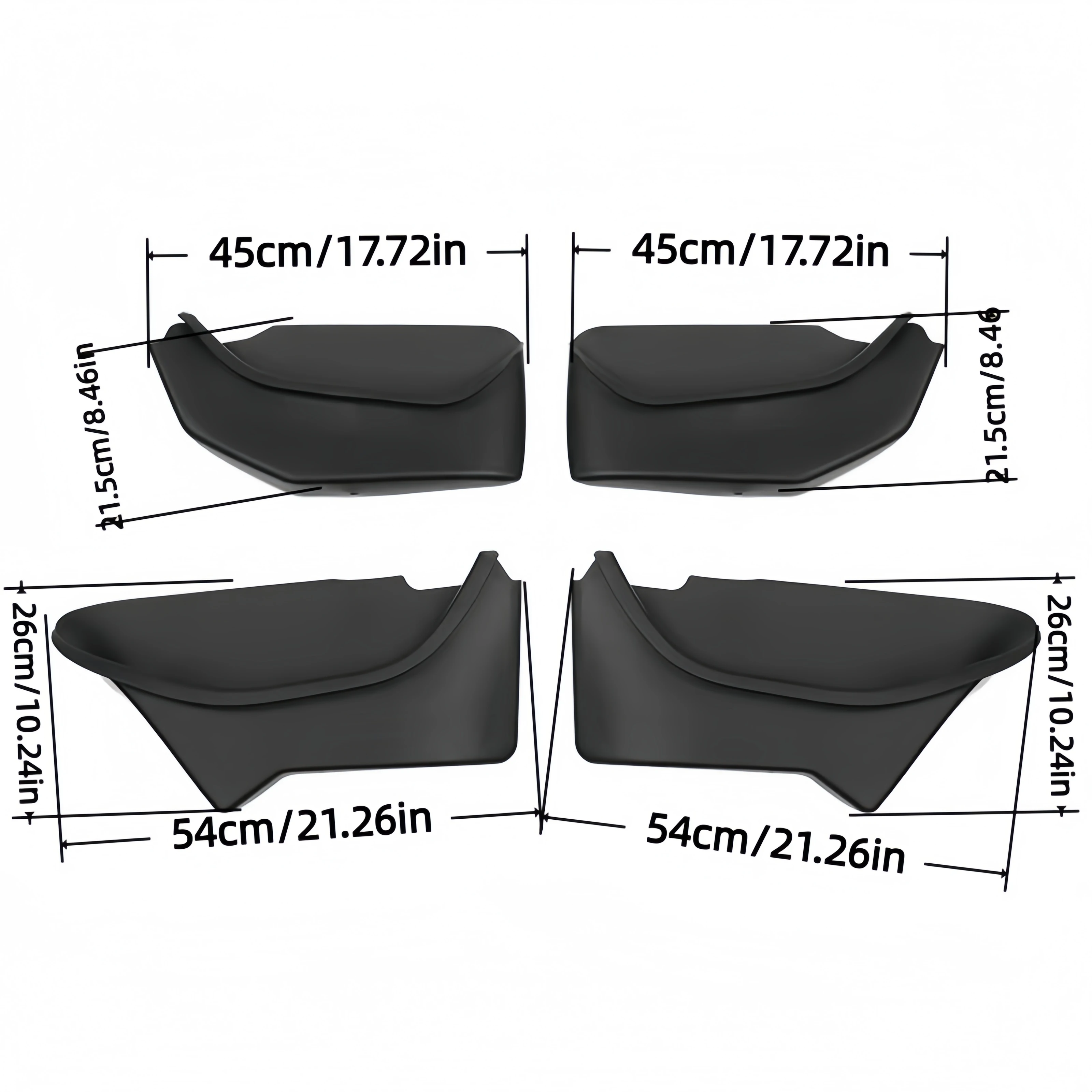 تسلا نموذج Y Juniper 2025 باب كامل التفاف تخزين صندوق لين مقاوم للماء الأوساخ مقاومة سهلة التنظيف فتحة باب السيارة المنظم