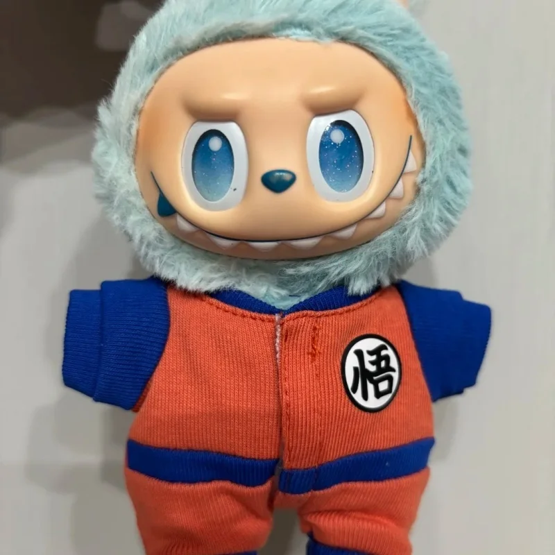Cartoon Outfit For V1-V3 Labubu Anime Doll Clothing Color Set Doll Dragon Ball Headphones And Shoes Doll Clothing Accessories