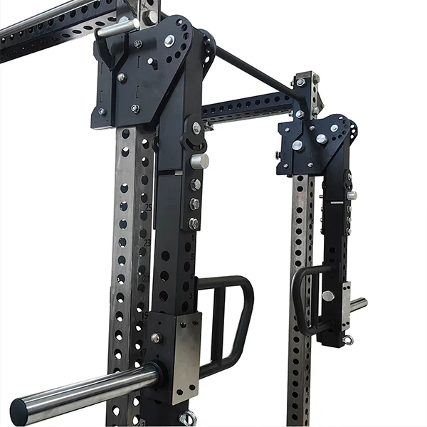 Adjustable Steel Jammer Arms Heavy Duty Anti-Slip Power Rack Attachments for Strong Upper Body & Chest Workouts - view 3