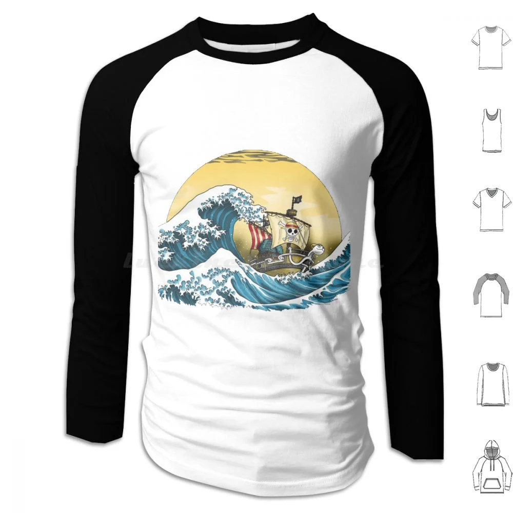 Going Merry Wave-Hoodies Long Sleeve Going Merry Going Merry