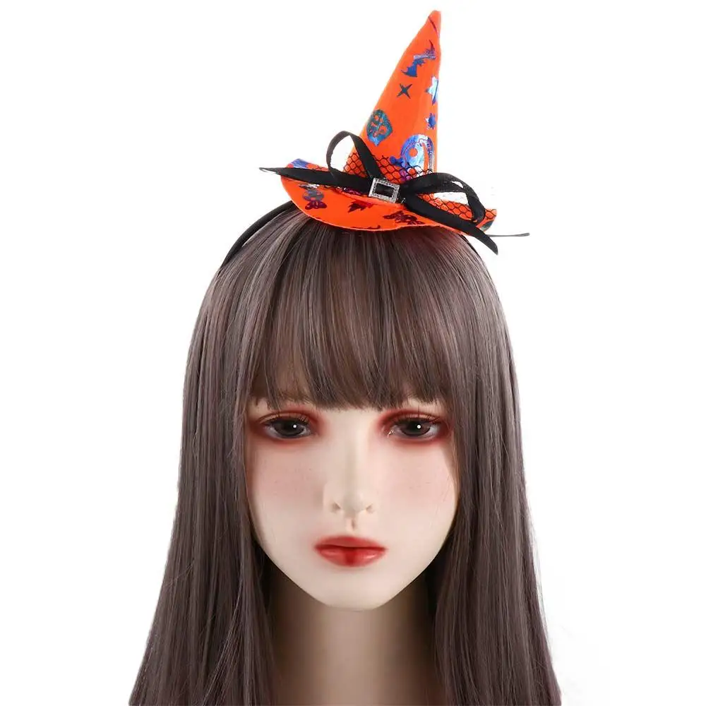 Gift Pumpkin Ghost Witch Hat Halloween Gift Cartoon Halloween Hair Hoop Halloween Headwear Children Headband Hair Accessories