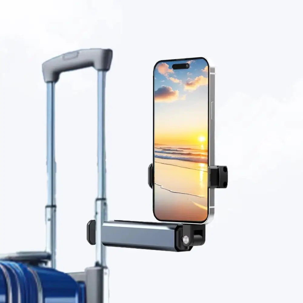 Alloy Mobile Phone Holder Folding Stretchable Portable Phone Mount Multifunction Rotating Adjustable Phone Stand