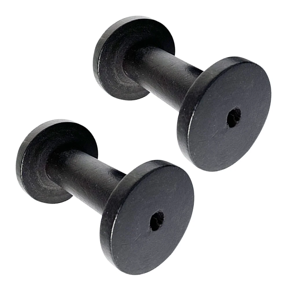 2 قطعة حامل غزل الخشب الصلب الحياكة التطريز الخياطة مكبات الموضوع العملي لف البكر كفاءة النسيج المنظم #2