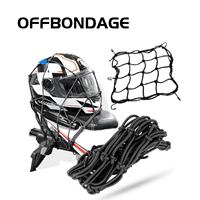 Motorcycle Helmet Luggage Net Hook Bike 6 Hooks Storage Trunk Bag Luggage Mesh Web Scooter Mesh Fuel Tank Travel Equipaje