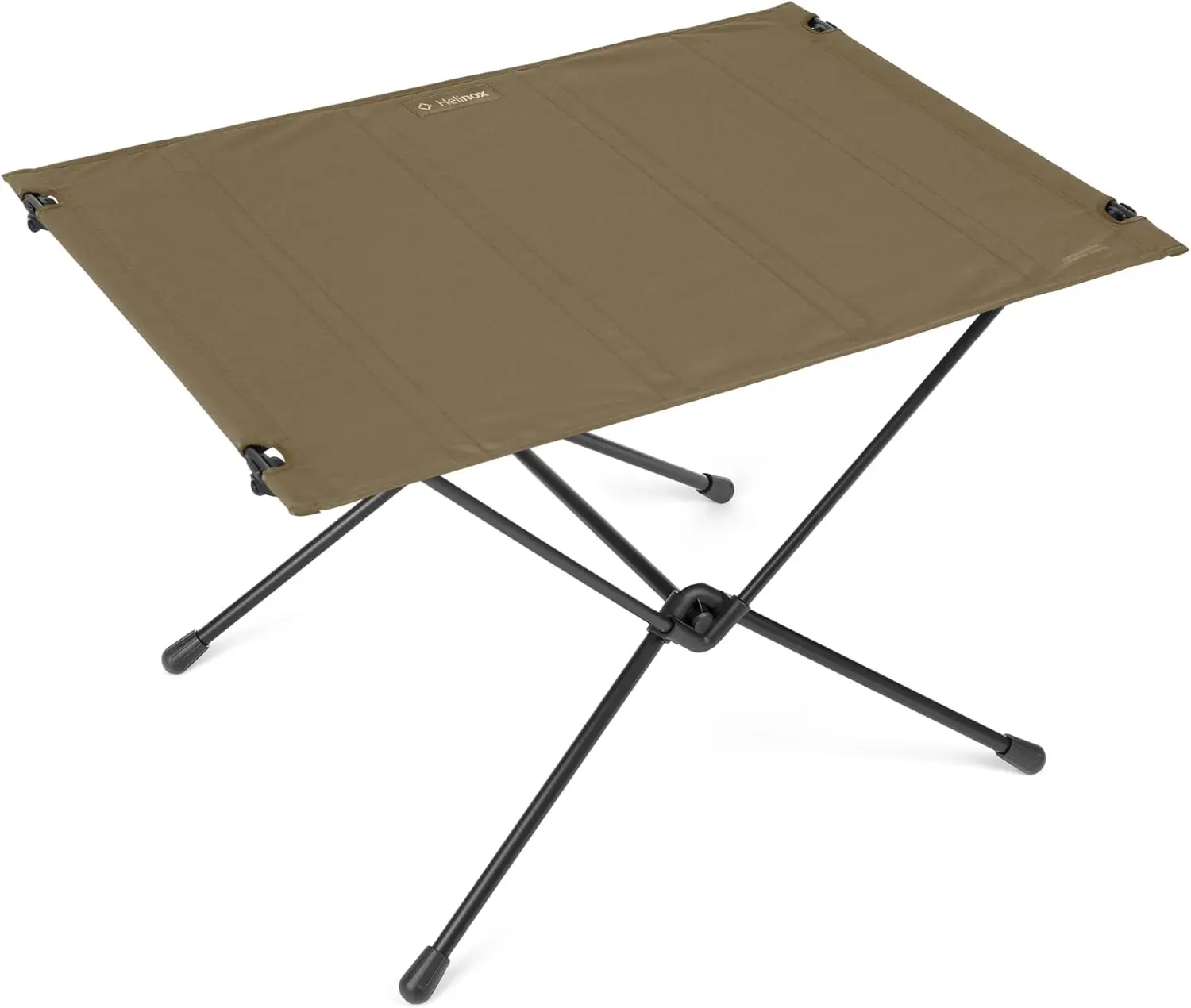 Table One Hard Top Lightweight, Collapsible, Portable, Outdoor Camping Table, Large - 29.5 x 22.5 Inches, Coyote Tan