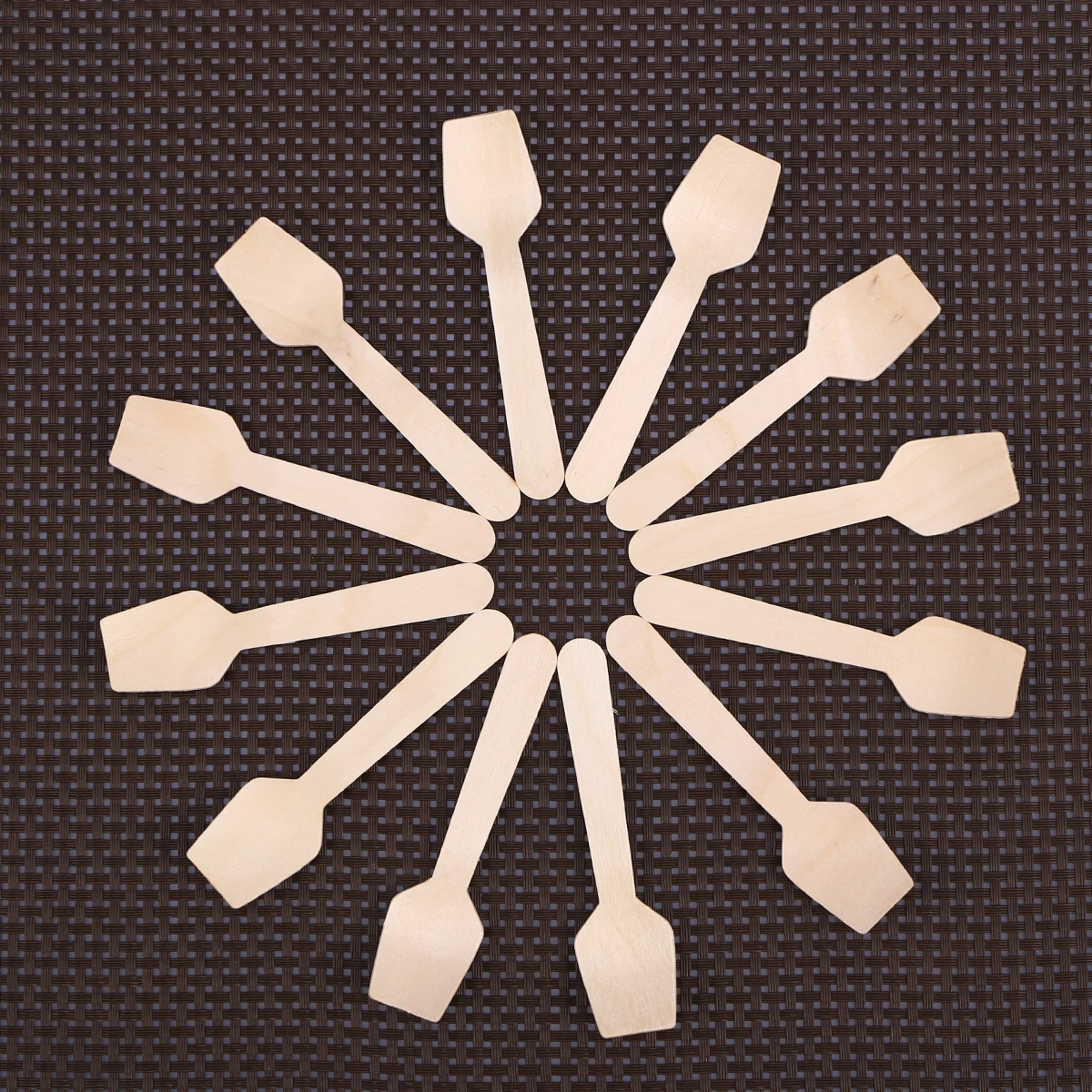 

wood ice cream spoons disposable wooden spoons ice cream dessert spoons square end spoon