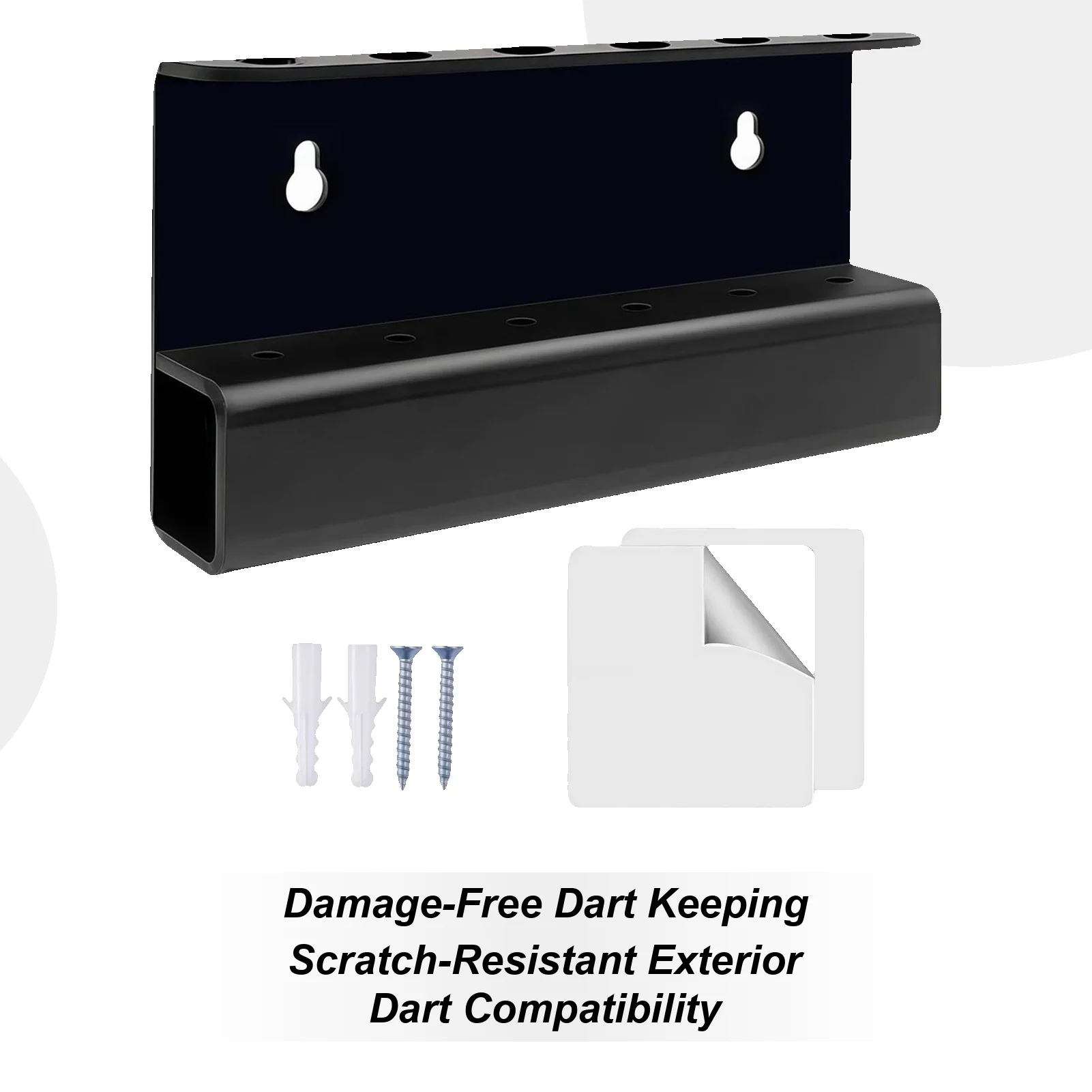 

Dart Stand Acrylic Storage Organizer Dart Holder Wall Mount Rack for Indoor Outdoor Game Rooms Studios Living Room Home