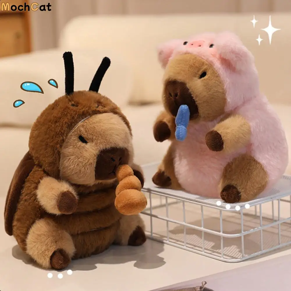 

Lovely Cockroach Capybara Plush Toy Soft Brown Capybara Plush Doll Animal Cute Capybara Stuffed Doll Friends Holiday Present