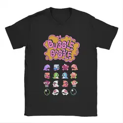 Funny Bubble Bobble T-Shirts Men Round Neck Cotton T Shirt Short Sleeve Tees Party Clothes