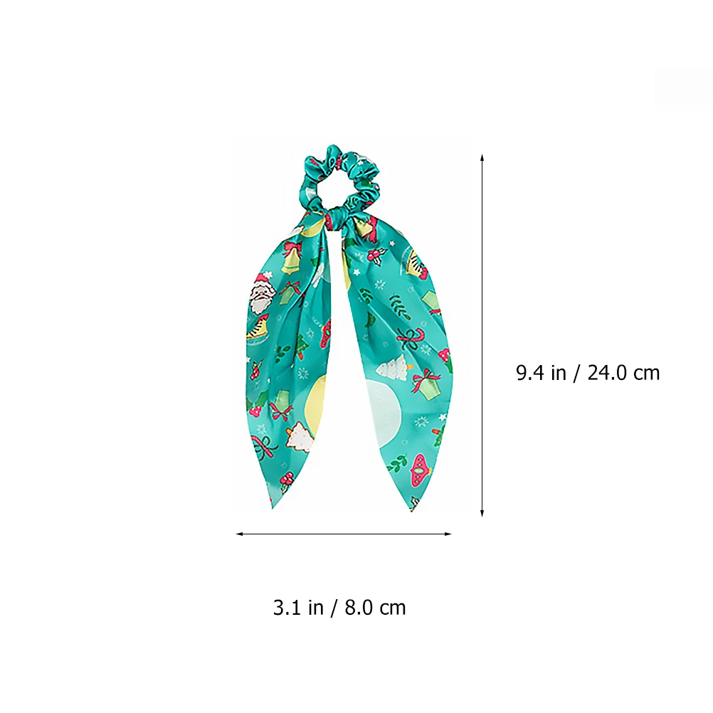 

3 Pcs Snowflake Hair Ring Accessories Girls Christmas Rings Ribbon Rope Hairbands Fabric (Polyester) Women's Headdress