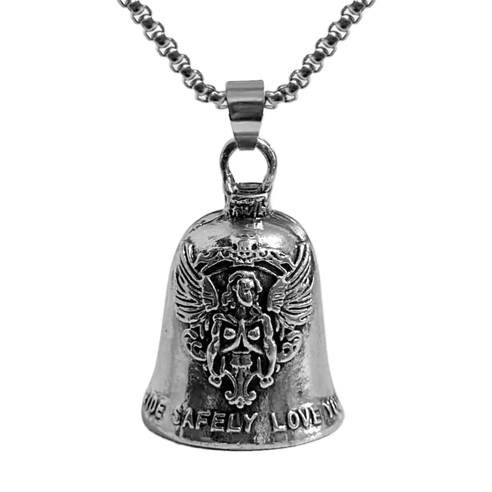 

Motorcycle Bell For Men Angel Motorbike Accessories Riding Good Luck Bells For Long-Distance Drive Road Trip Daily Commute