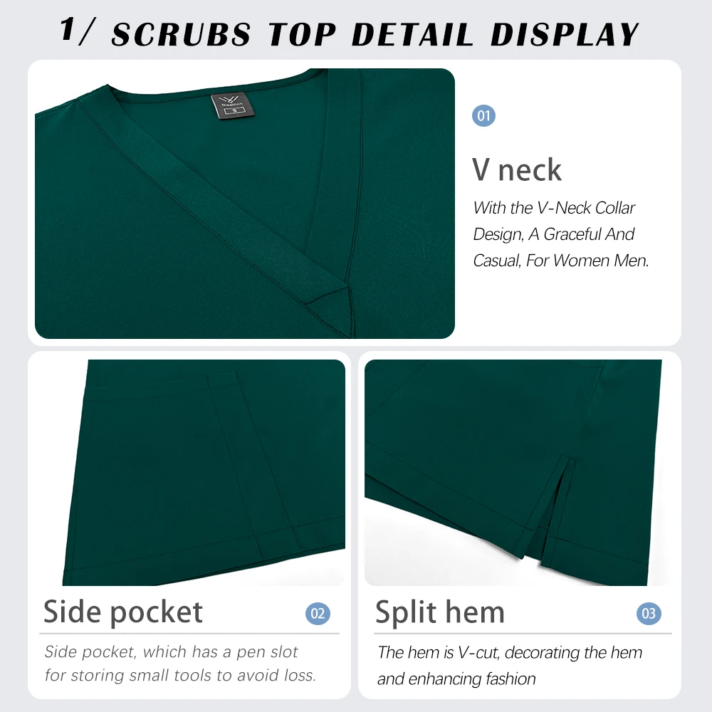 Krankenhaus Medizinische Peelings Uniform Frauen Klinische Chirurgie Arbeitskleidung Männer Peelings Set Schönheit Arbeit Kleidung Krankenschwester Zubehör Dental Anzug