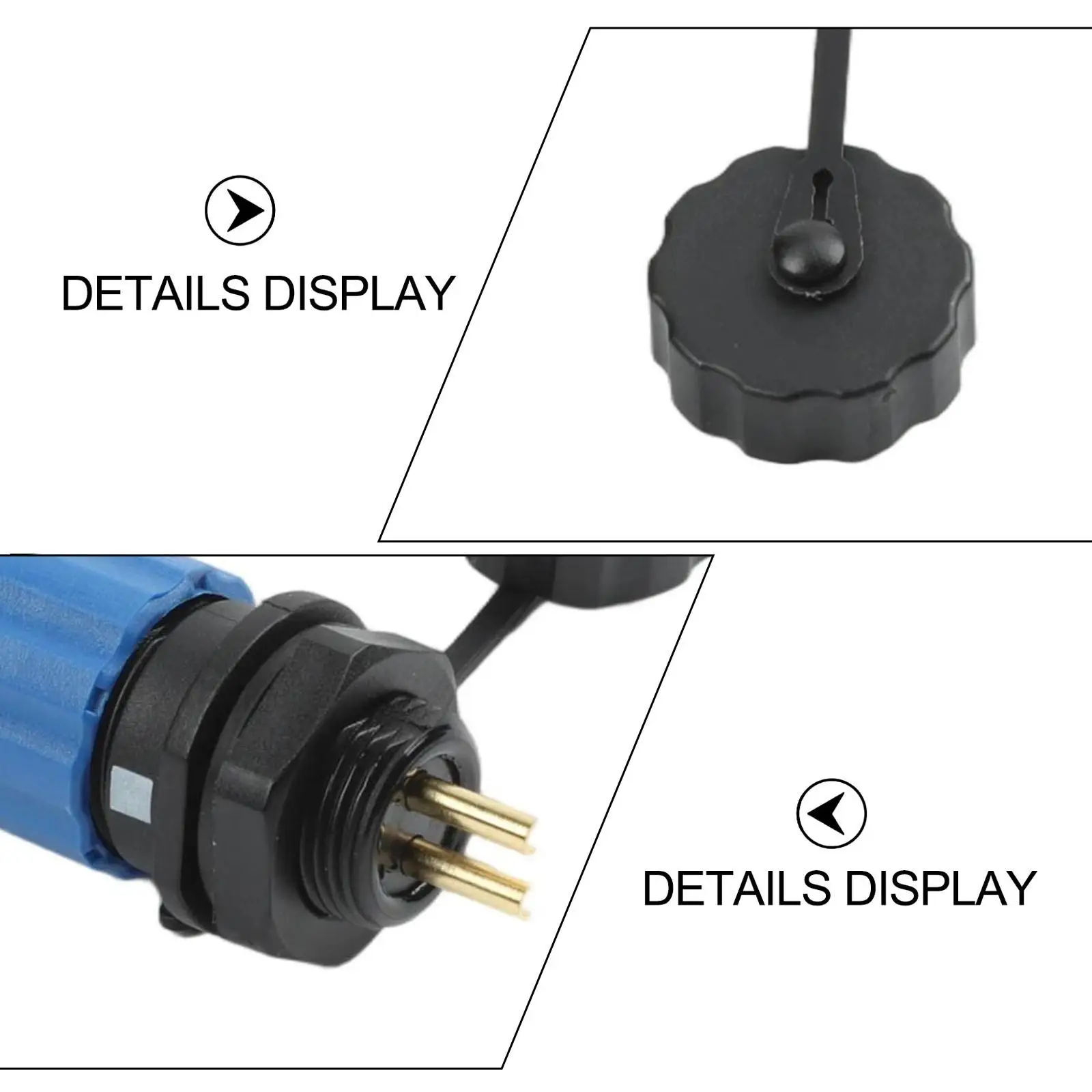 Long Lasting SP13 Panel Mount Connector with IP68 Waterproof Protection for 234567pin and Hazardous Environments