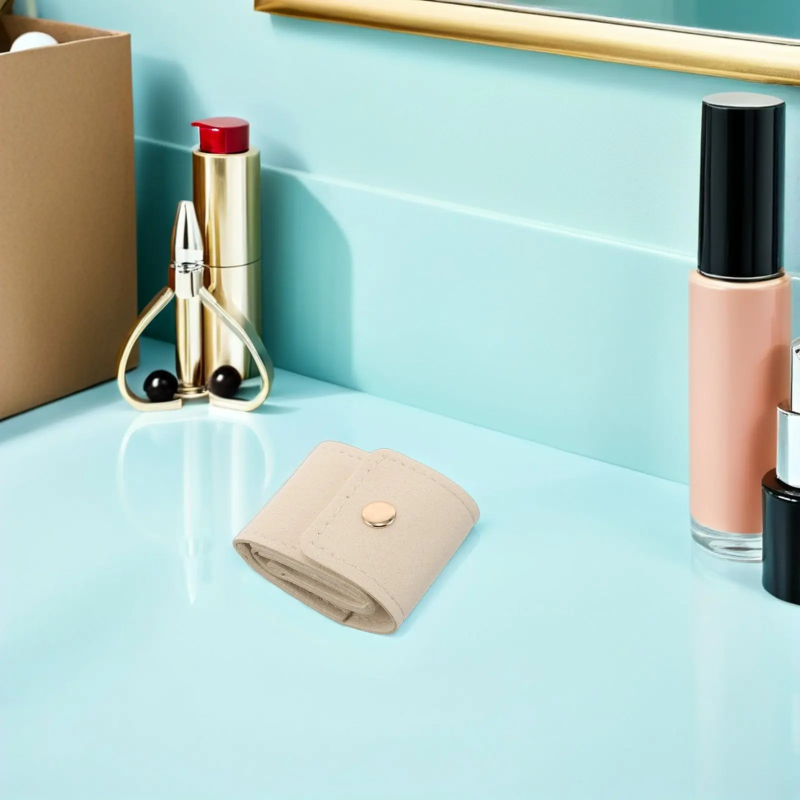 

Набор из 3 компактных дорожных мешочков для украшений: маленькие многофункциональные органайзеры для колец, ожерелий, браслетов, серег и цепочек