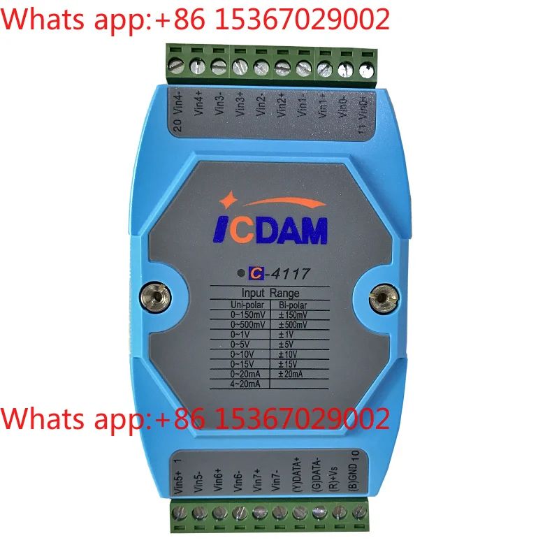 

Shouying C-4117 strong anti-interference 8-channel AI voltage and current acquisition input module, and ADAM-4117