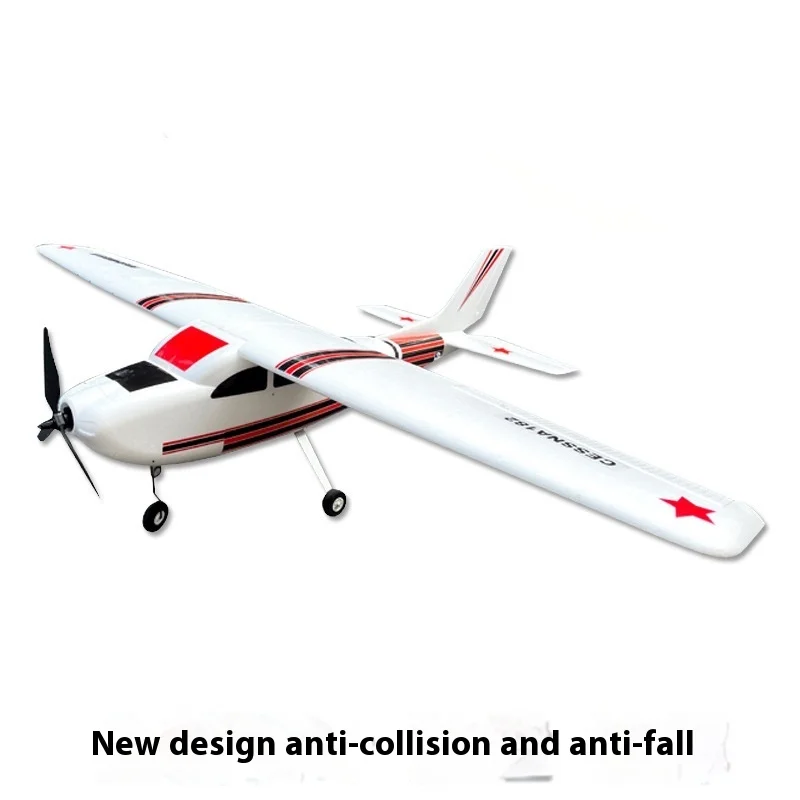 New Remote-Controlled Aircraft Model Cessna Plus 182 Fixed Wing Model Trainer Aeroplane Rc Beginner Plane Wingspan Glider Toys